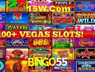 Identidade visual e vitrine de ofertas da plataforma BINGO55
